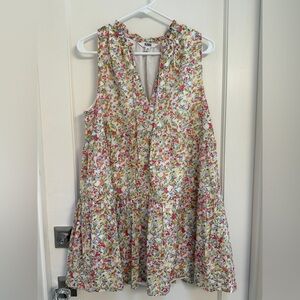 BB Dakota Multicolor Floral Dress Size Medium